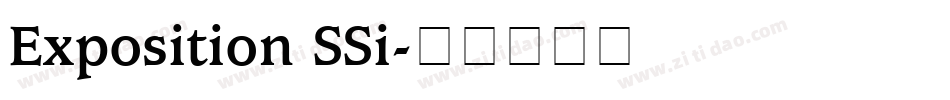 Exposition SSi字体转换